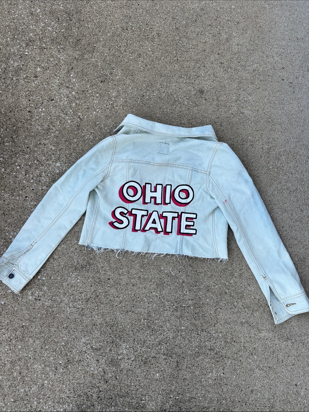 Women’s Old Navy Denim Jacket Ohio State Size M